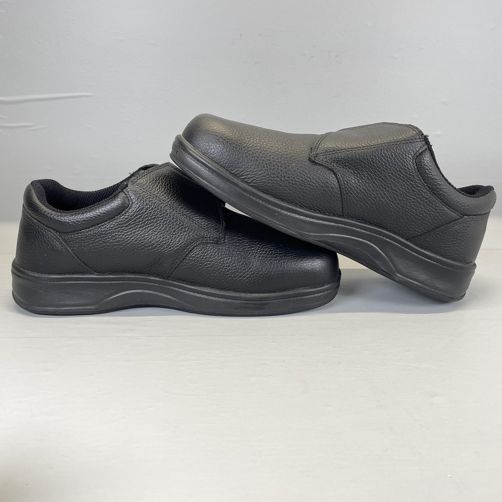 Orthofeet 510 Shoes Mens Size 12 XX-Wide Black Leather Orthopedic Comfort Casual - Picture 9 of 10